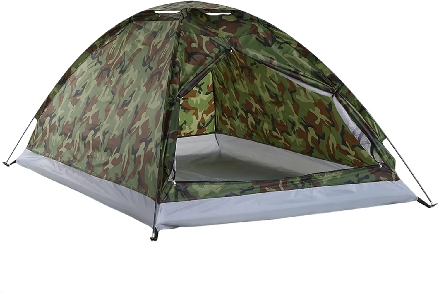 Tents Lightweight Camping Tent Outdoor 2 Person Single Layer 4 Season Tent Portable Travel Backpacking Fishing Tent with Handbag