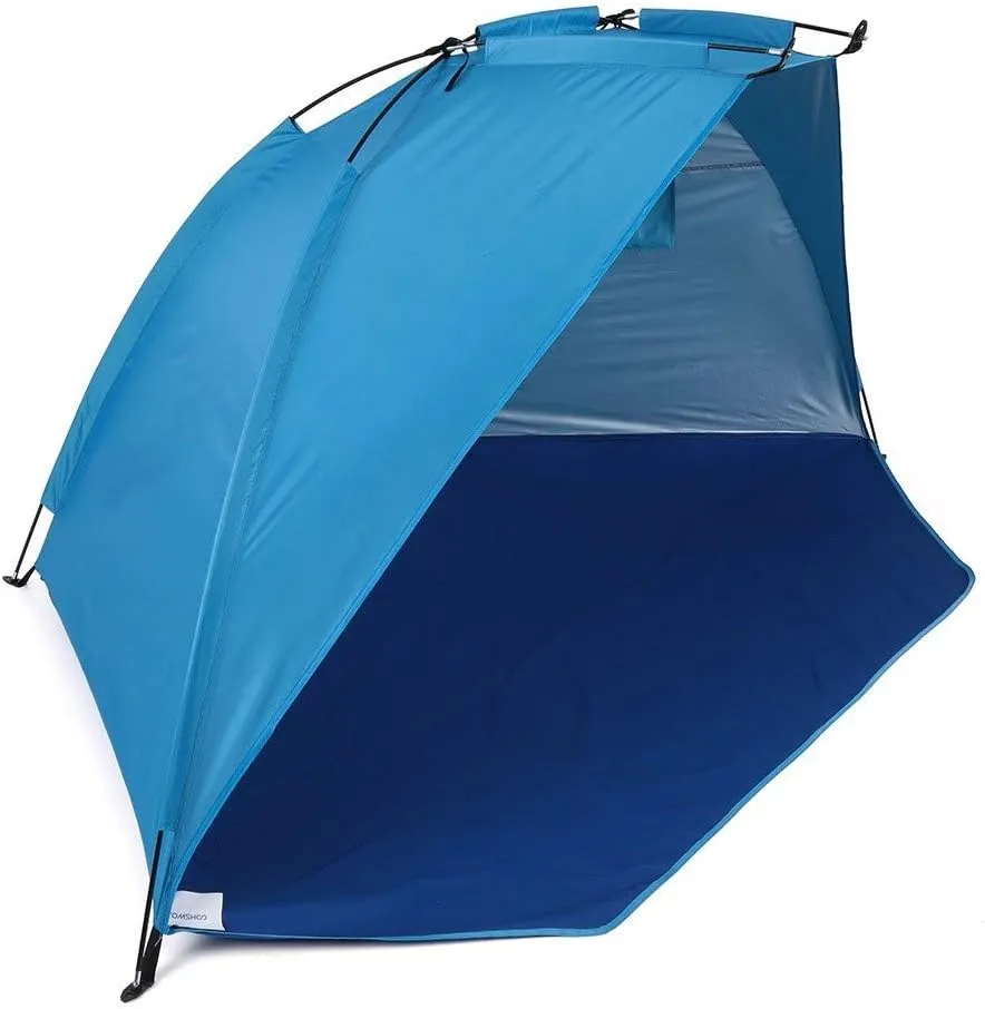 Tents, Quick Opening Tent Beach Awning Sun Shelter Half-Open Waterproof Tent Shade Ultralight for Outdoor Camping Fishing Picnic Park (Color : Blue) (Blue)