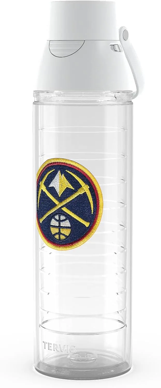 Tervis Venture Lite NBA Denver Nuggets - Primary Logo Made in USA Double Walled Insulated Tumbler Travel Cup Keeps Drinks Cold & Hot, 24oz Water Bottle, Classic