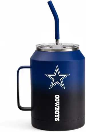 The Memory Company 50oz Ombre Water Jug with Handle and Straw