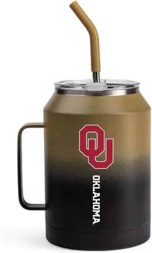 The Memory Company | Licensed NCAA 50oz Ombre Water Jug with Handle and Straw