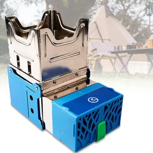 Thermal Charging Stove,Waterproof Foldable Camp Stove,for Outdoor Camping Hiking