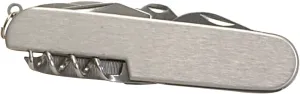 Thirsty Rhino Util, Stainless Steel Utility Pocket Knife, 7-in-1 Multi-Function Multi-Tool, Silver (Set of 6)