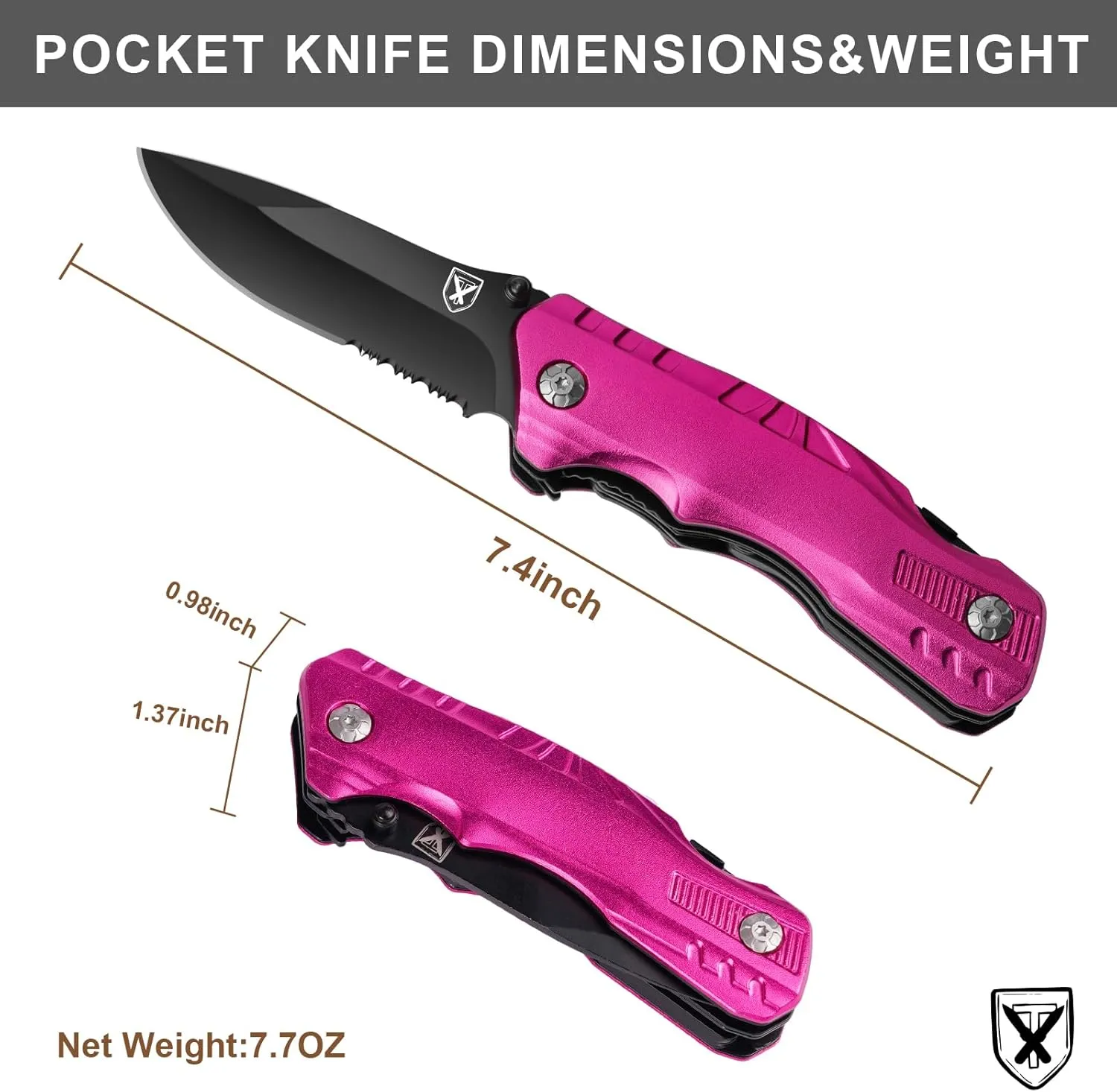 Titorld Gifts for Women Her Wife, Pocket Knife Multitool, Anniversary Birthday Gifts Ideas, Unique Camping Hunting Fishing Tools Gift for Girlfriend Mom Best Friend