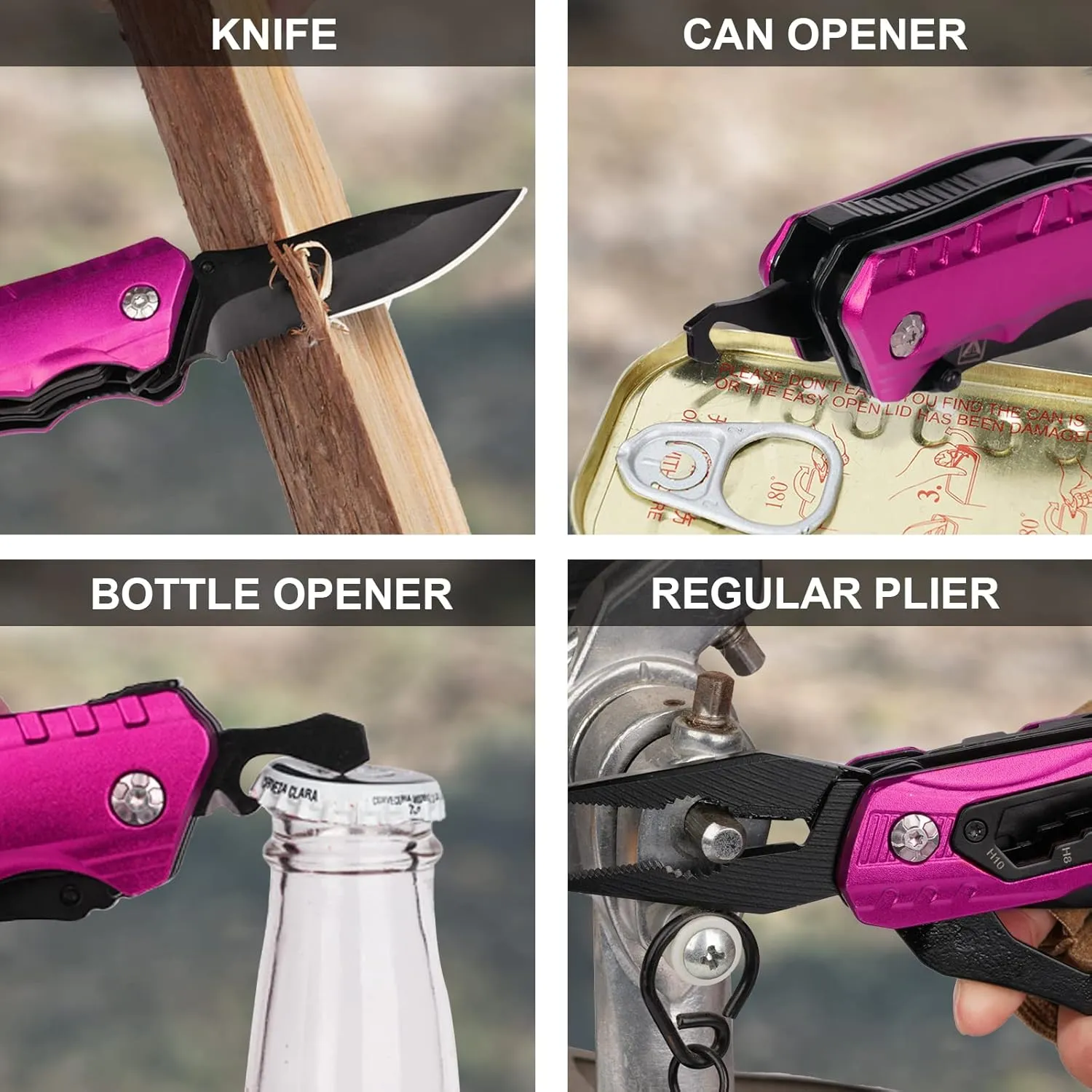 Titorld Gifts for Women Her Wife, Pocket Knife Multitool, Anniversary Birthday Gifts Ideas, Unique Camping Hunting Fishing Tools Gift for Girlfriend Mom Best Friend
