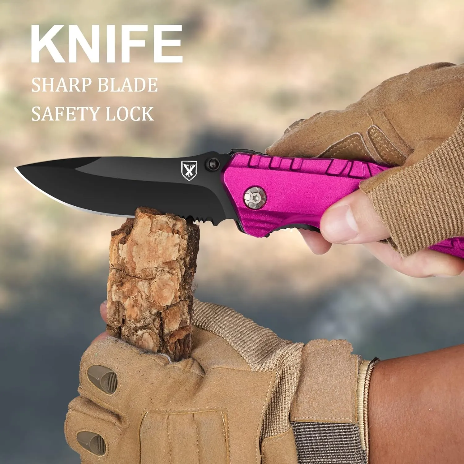 Titorld Gifts for Women Her Wife, Pocket Knife Multitool, Anniversary Birthday Gifts Ideas, Unique Camping Hunting Fishing Tools Gift for Girlfriend Mom Best Friend