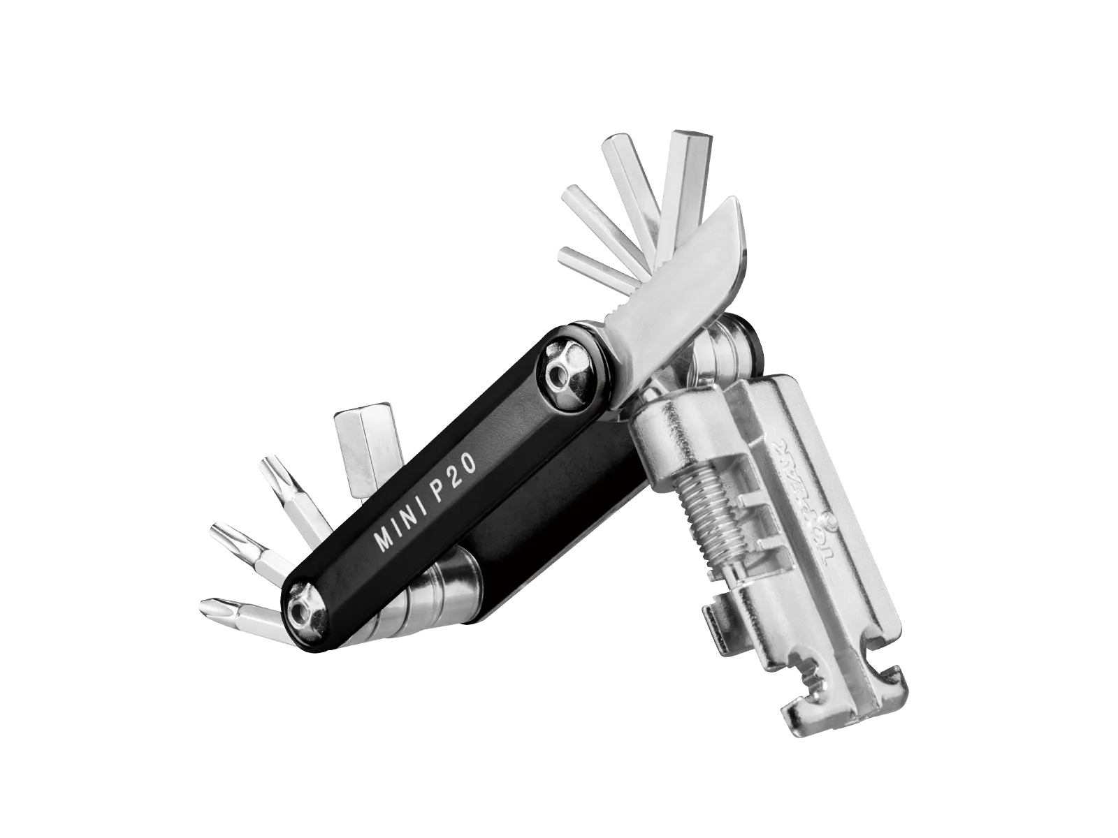 Topeak Multi Tool Mini P20 20 Functions w/Chainlink tool w/Bag Black