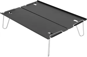 TOPINCN Folding Camping Table, Outdoor Lines & Spools Lines Portable Aluminum Alloy Ultra Light Mini Folding Table Tent Camping Barbecue Multifunctional Picnic Table