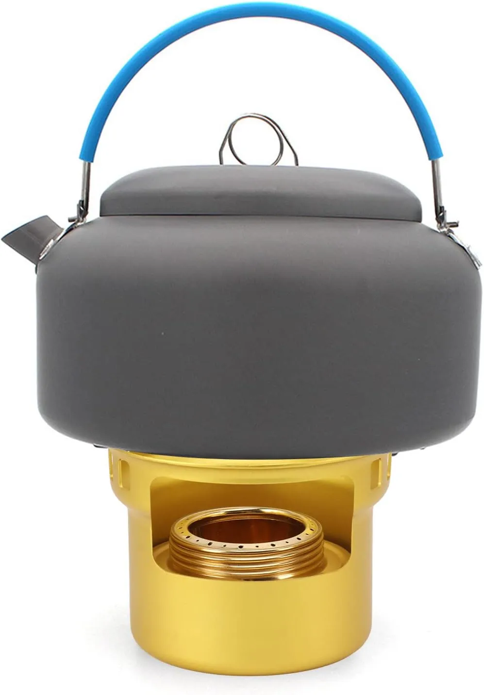 Topyond Alcohol Stove for Backpacking, Backpacking Stove, Spirit Burner Copper Windproof Portable Aluminium Alloy Alcohol Backpacking Stove for Camping Picnic