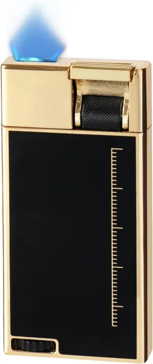 Torch Lighter, Cool Butane Torch Lighter, Flat Jet Flame Refillable Butane Lighters, Unique Slim Pocket Lighter with Visible Window, Windproof Adjustable Fancy Lighters, Novelty Gifts for Men