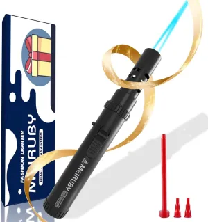 Torch Lighter Valentines Day Gifts for Her/Him, Women/Mens Valentines Gifts, Lightsaber Torch Flame Butane Lighter Birthday Gifts for Dad Father Husband Grandpa, Cool Gadgets for Men 2025