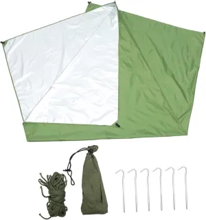 Totority 1set Sunshade Tent for Camping Person Outdoor Tarp Awning Easy Setup Beach Shelter Lightweight Against for Family Picnics