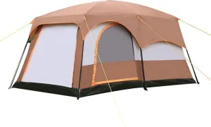 Travel Tent 5-8 Person Camping Tent Double Layer Outdoor Family Tent Portable Backpack Camping Tent