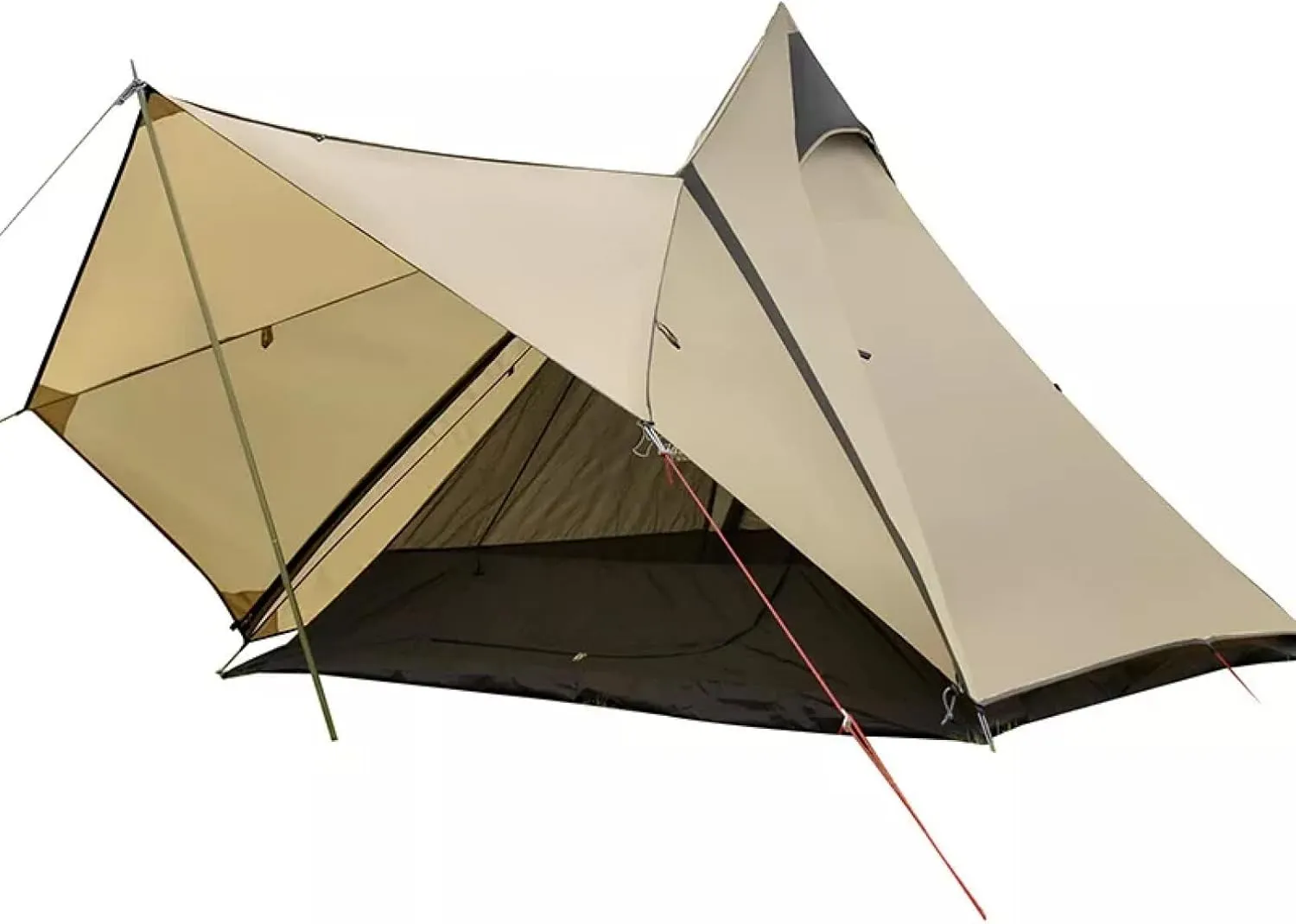 Travel Tent Outdoor Camping Tent Sunshade Rainproof 3-4 Person Tent Family Picnic Tent