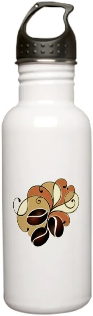 Truly Teague Stainless Water Bottle 0.6L Coffee Bean Floral