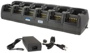 Twelve Bay Rapid Vehicle Charger for Kenwood KNB-50NC Rechargeable Two Way Radio - Dual Pod Design