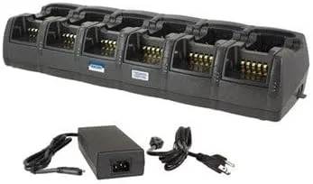 Twelve Bay Rapid Vehicle Charger for Kenwood TK-3168 Rechargeable Two Way Radio - Dual Pod Design