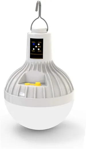 TXTC Emergency Charging Bulb Portable LED Light Bulb USB Hanging Rechargeable Light Outdoor Camping Light for Camping/Patio/Garden/BBQ (Size : 200W)