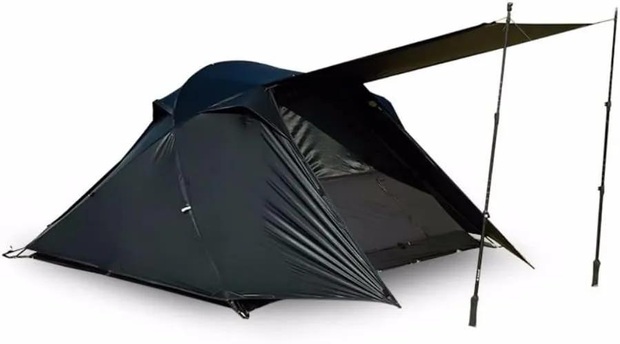 Ultralight Backpacking Tent for 1-2 People - PU5000mm Waterproof Rating, 15D Silicone-Coated Nylon Outer Shell - Perfect Camping Gear