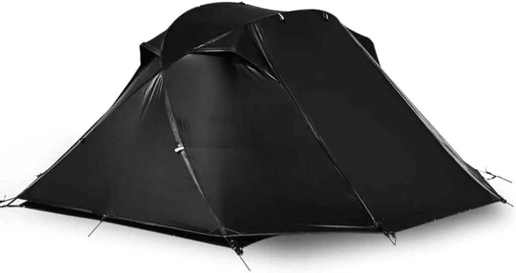 Ultralight Backpacking Tent for 1-2 People - PU5000mm Waterproof Rating, 15D Silicone-Coated Nylon Outer Shell - Perfect Camping Gear