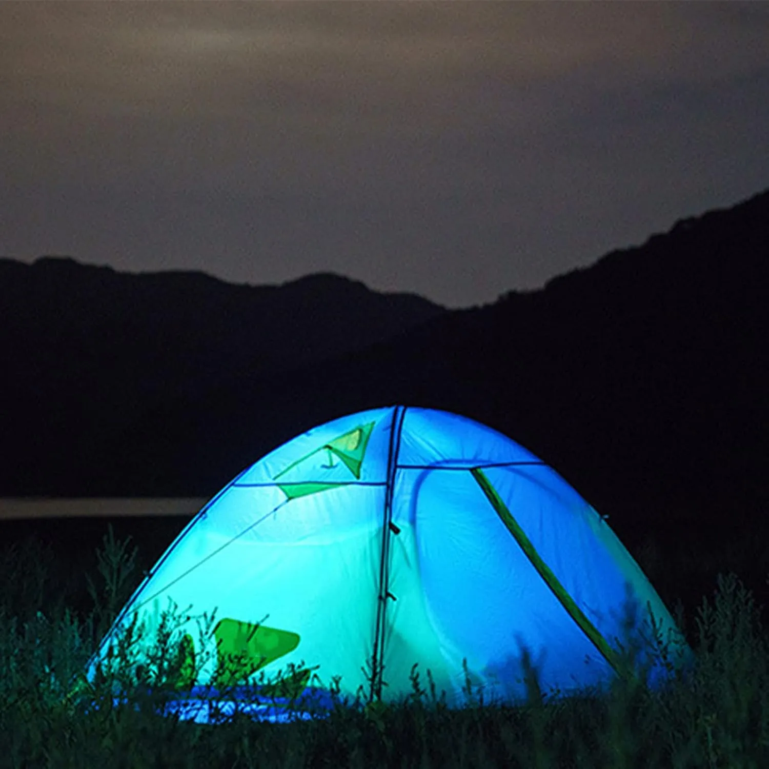 Ultralight Camping Tent 3 Person Windproof Rainproof Breathable Tent Aluminum Bracket for Outdoor Hiking Mountaineering Backpack Travel