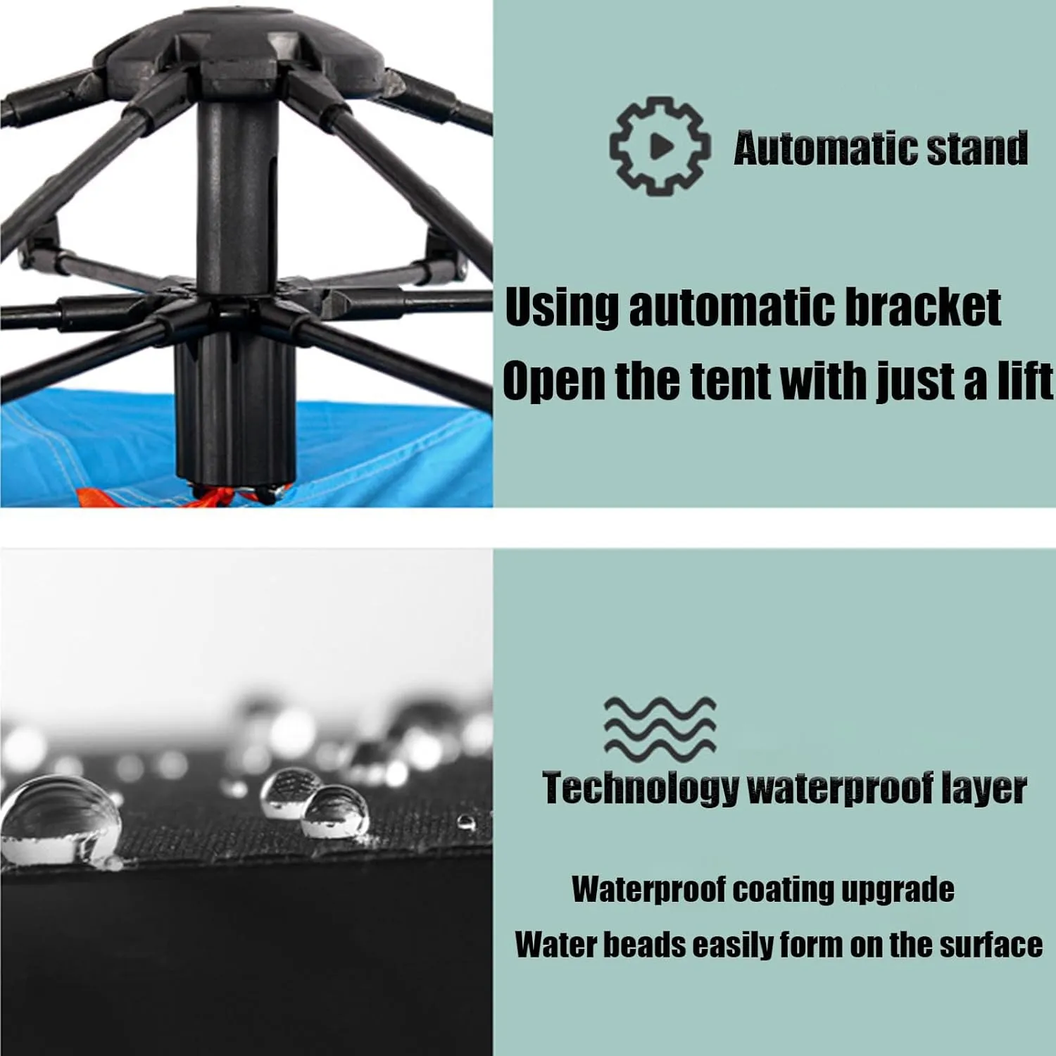 Ultralight Camping Tent Waterproof Windproof Tent Camping Tent Lightweight Tent for Camping Includes Rainfly, Carry Bag, and Easy Setup Tent for Camping, Festivals, Backyard, Sleepovers