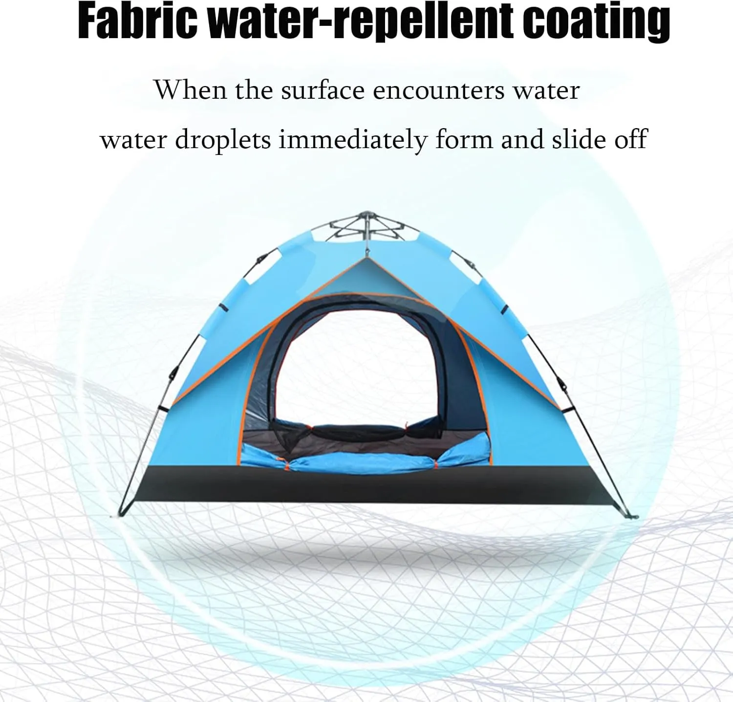 Ultralight Camping Tent Waterproof Windproof Tent Camping Tent Lightweight Tent for Camping Includes Rainfly, Carry Bag, and Easy Setup Tent for Camping, Festivals, Backyard, Sleepovers