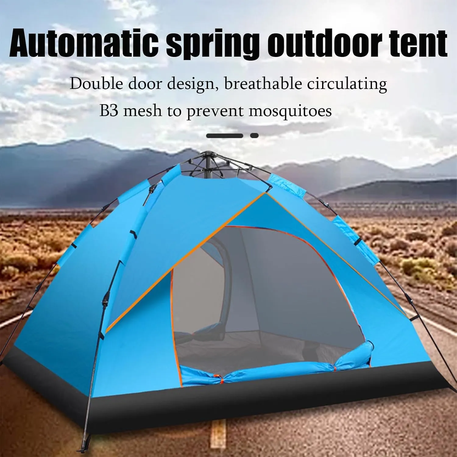 Ultralight Camping Tent Waterproof Windproof Tent Camping Tent Lightweight Tent for Camping Includes Rainfly, Carry Bag, and Easy Setup Tent for Camping, Festivals, Backyard, Sleepovers