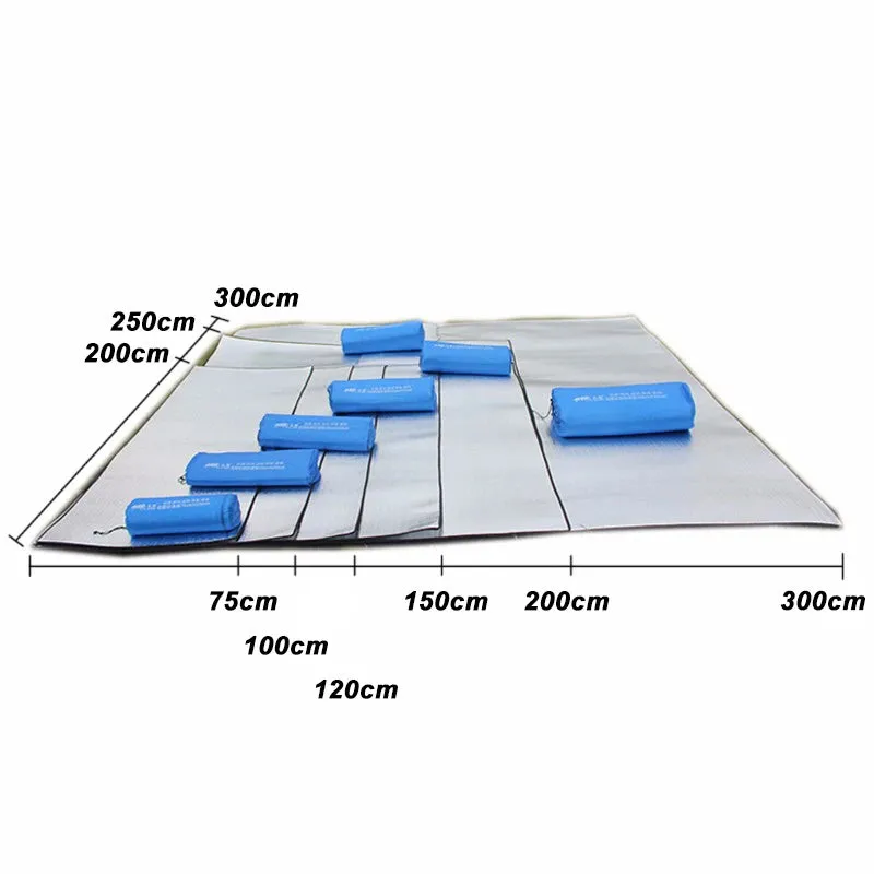 Ultralight Waterproof Camping Mat with Aluminum Foil EVA Foam