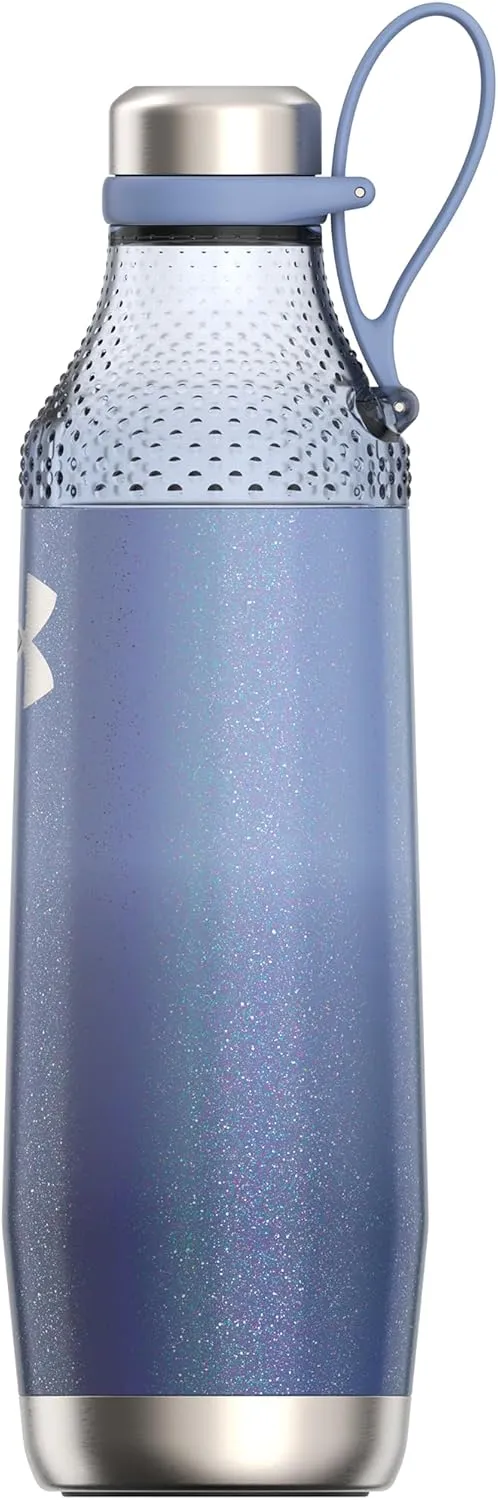 Under Armour Twist-Off Top Stainless Steel Water Bottle 22oz for Ice & Protein Shake - Insulated, Shatter-Proof, Odor-Proof Shaker, Infinity Bottle