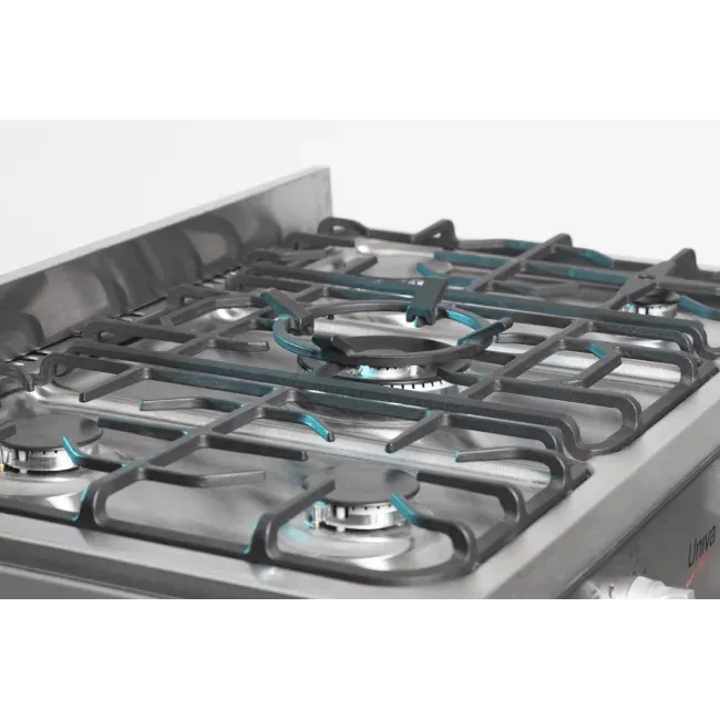Univa 5 Burner Gas Electric Stove Stainless Steel UGE019Si