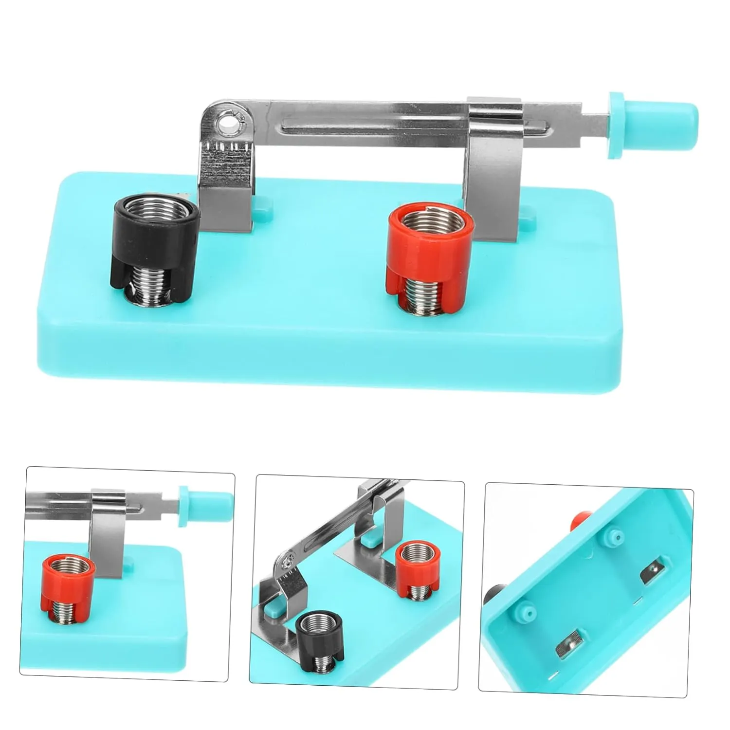 Unomor 4sets Physics Lab Equipment Single Pole Switch Spst Toggles Switch Low for Educational Circuits Boys and Girls' Creative DIY Sets 4pcs*4