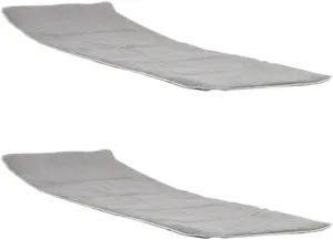 US 1-2 Pack Outdoor Camping Cot Pads Mattress Lightweight Waterproof Comfortable (Gray 2 Pack)