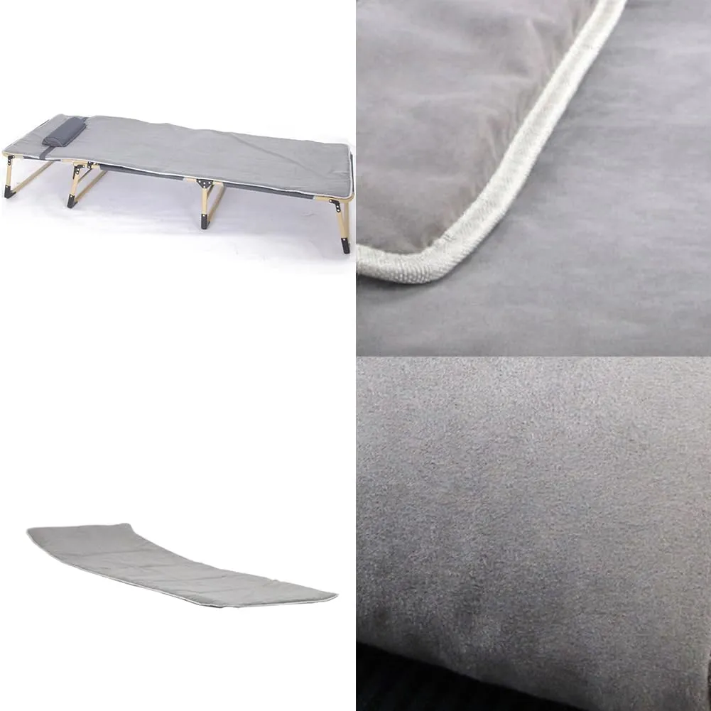 US 1-2 Pack Outdoor Camping Cot Pads Mattress Lightweight Waterproof Comfortable (Gray 2 Pack)