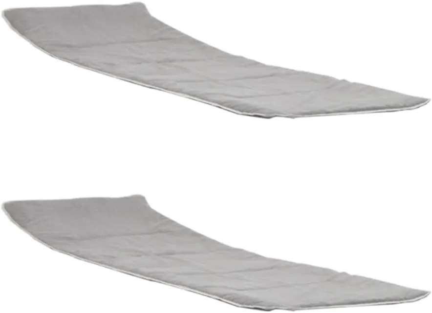 US 1-2 Pack Outdoor Camping Cot Pads Mattress Lightweight Waterproof Comfortable (Gray 2 Pack)