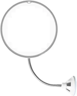 Vanity Mirror Multifunction Led Makeup Mirror Vanity Looking Glass 360 Rotation Bathroom Dress Up Shaving Mirror 10X Magnifying Collapsible