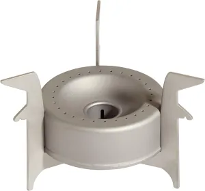 Vargo Titanium Converter Stove | Portable Stand-Alone Alcohol and Fuel Tab/Gel Stove | Convert Your Vargo Hexagon Wood Stove into a Complete Multi-Fuel Stove T-307