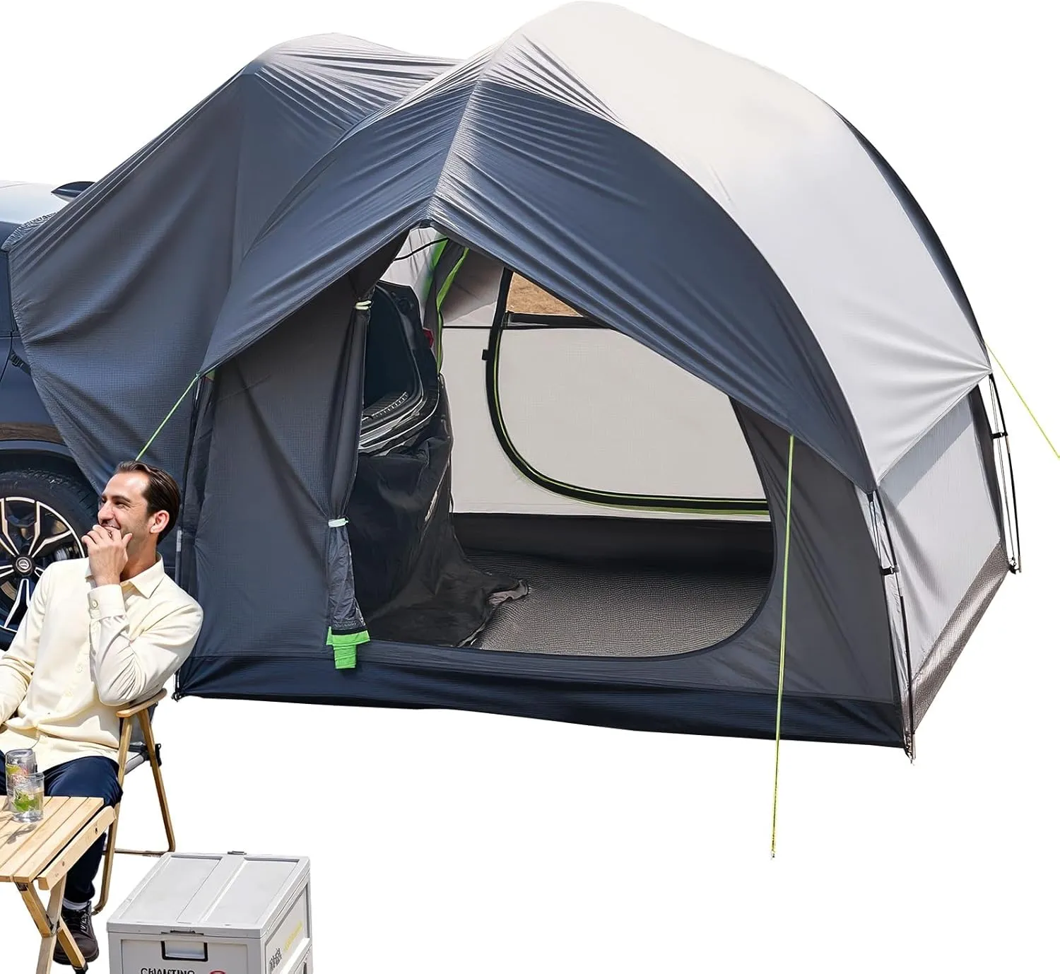 VEVOR Pickup Truck Tent/SUV Tent for Camping, Waterproof PU2000mm Sleeping Truck Bed Tent, Pickup Tent Design for 2-3 Person, SUV Tent Design for 5-8 Person