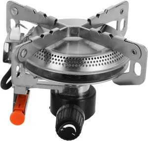 VICASKY Camping Gas Stove with Electronic Ignition Lightweight Compact Portable Cooking Stove for Outdoor Use