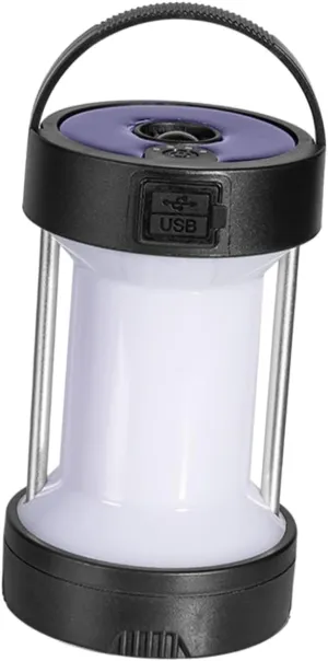 VICASKY LED Camping Light Portable Solar Tent Lamp for Outdoor Activities Rechargeable Hanging Light for Camping Emergency Use and Home Power Outages