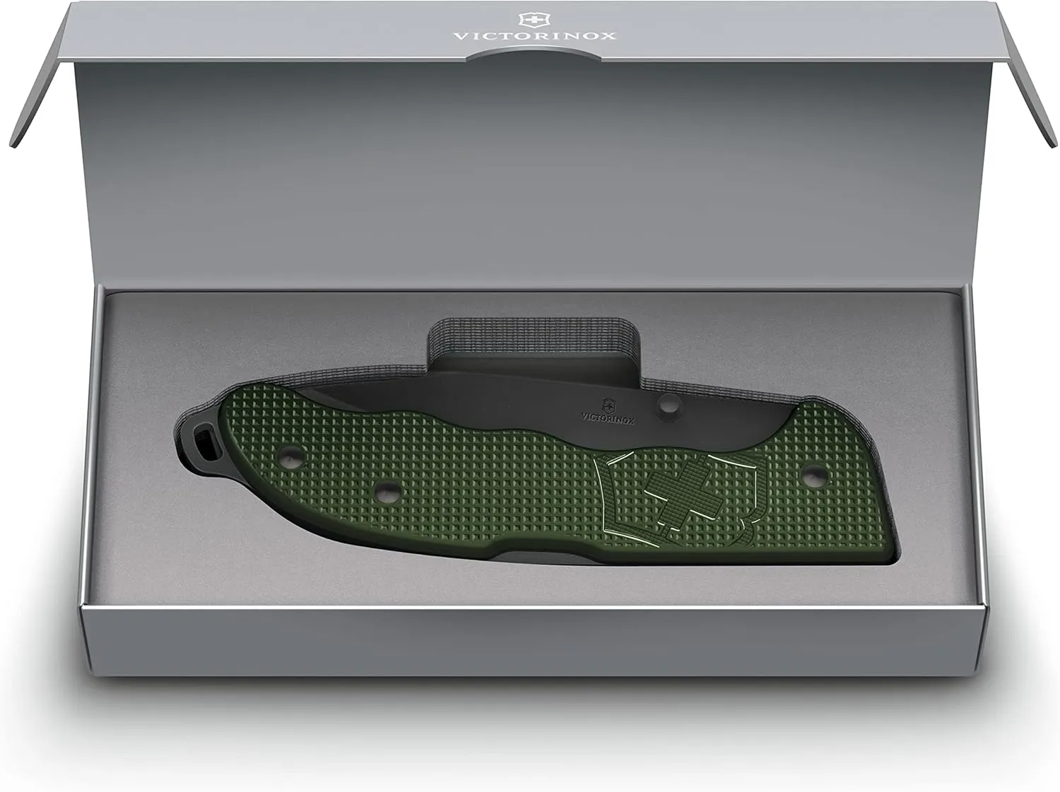 Victorinox Evoke Swiss Army Knife, Featuring a Foldable Blade with Thumb Stud and Lockback Mechanism