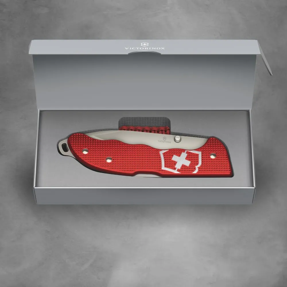 Victorinox Evoke Swiss Army Knife, Featuring a Foldable Blade with Thumb Stud and Lockback Mechanism