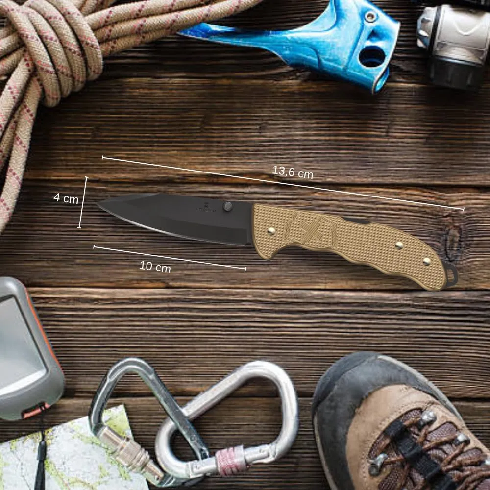 Victorinox Evoke Swiss Army Knife, Featuring a Foldable Blade with Thumb Stud and Lockback Mechanism