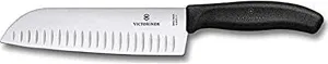 Victorinox Fibrox 7-Inch Granton Edge Santoku Knife