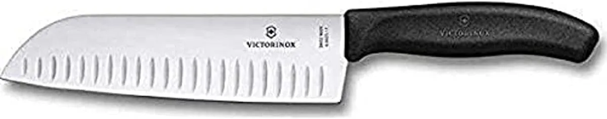 Victorinox Fibrox 7-Inch Granton Edge Santoku Knife