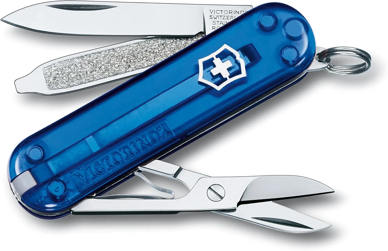 Victorinox Swiss Army Classic SD Pocket Knife (Translucent Sapphire), 58mm