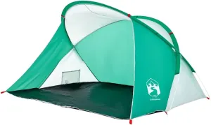 vidaXL Beach Tent 2-Person, Outdoor Shelter, Foldable Camping Tent, Garden Shelter, Lightweight Tent, Beach Canopy, Sea Green Pop-up Waterproof
