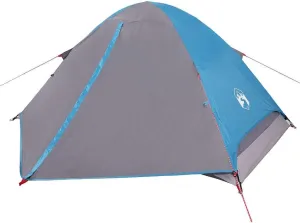 vidaXL Camping Tent Dome 2-Person Blue Waterproof