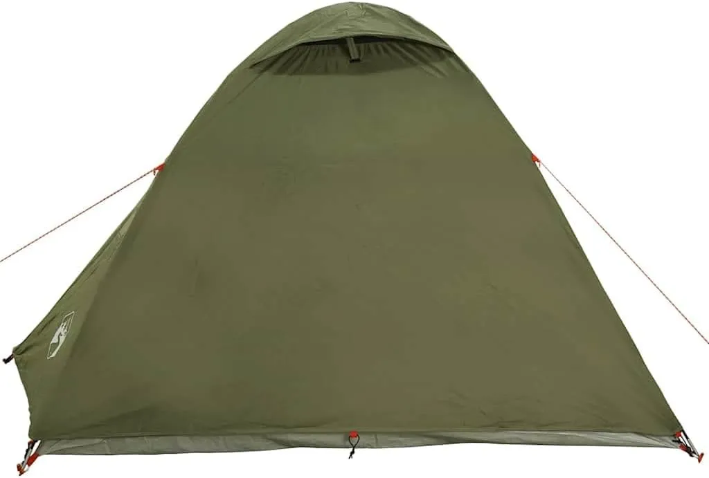 vidaXL Camping Tent Dome 2-Person Olive Green Waterproof
