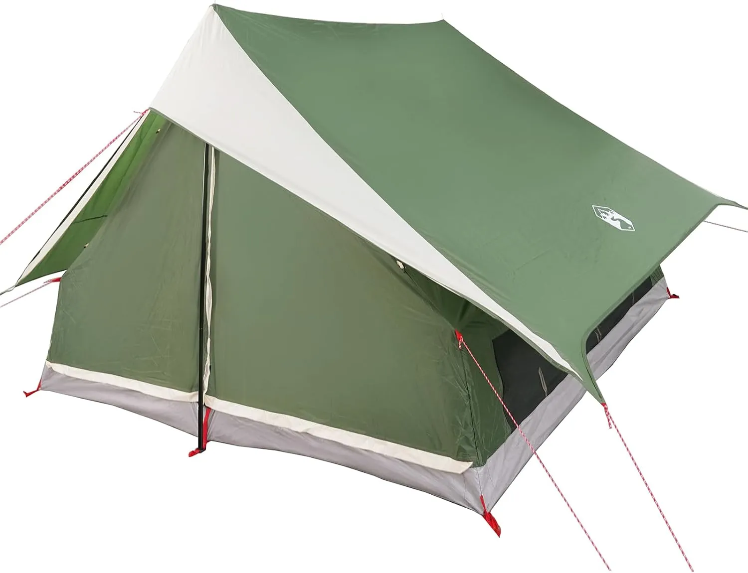 vidaXL Family Tent A-Frame 7-Person Green Waterproof